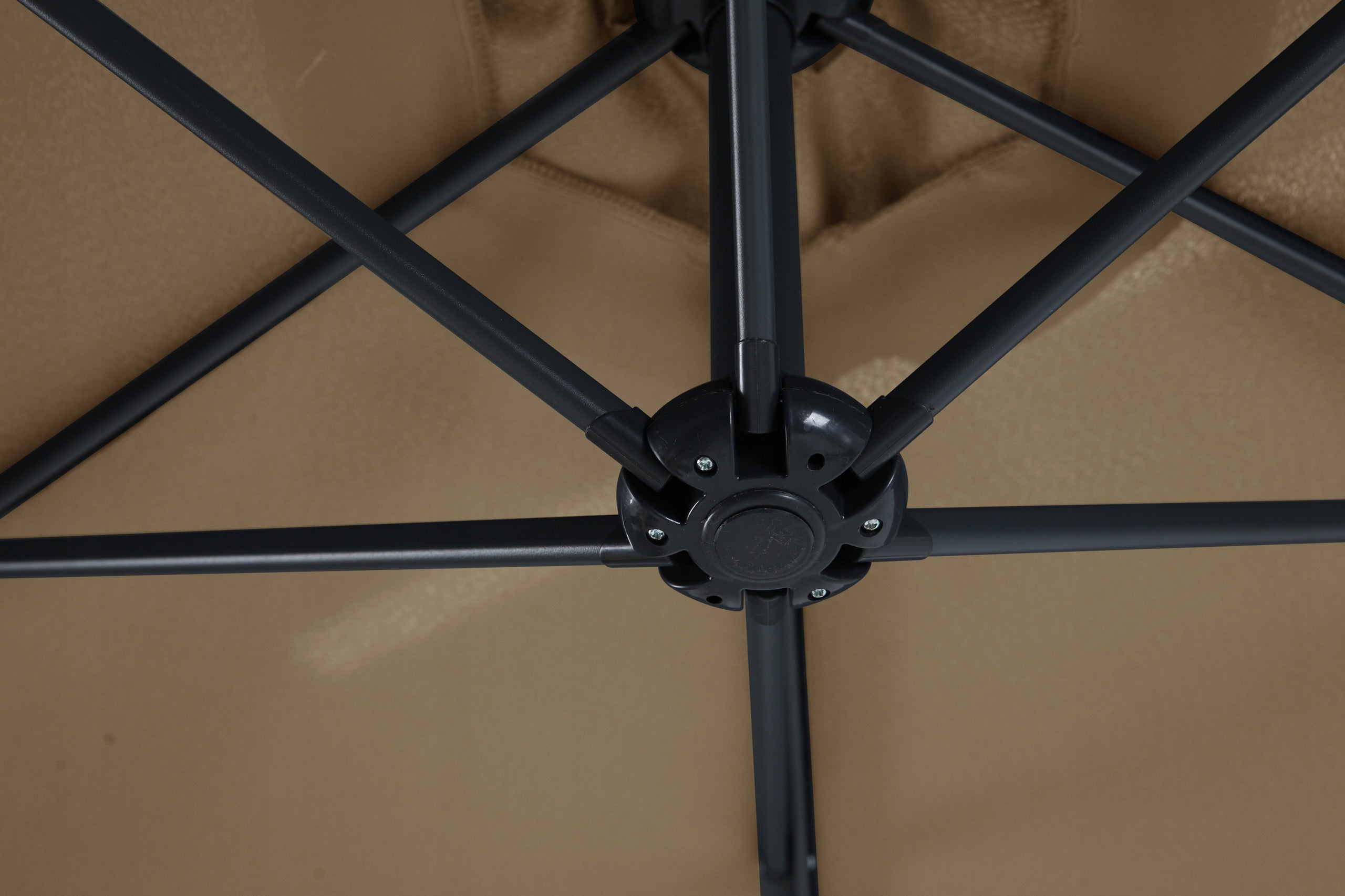 SAMBA SIDE Garden UMBRELLA with Taupe Boom 300cm for Terrace SOLID Product height 257 cm