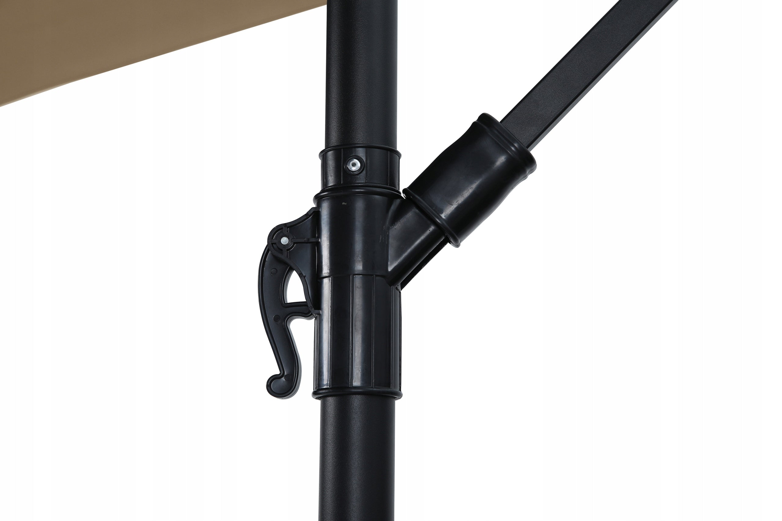 SAMBA SIDE Garden UMBRELLA with Taupe Boom 300cm for Terrace SOLID Product weight with unit packaging 12.5 kg