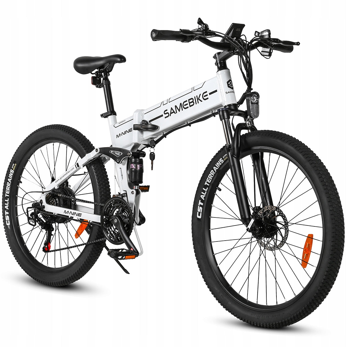 SAMEBIKE LO26-II Folding Electric Bike 48V 14AH 100HP MTB Hydraulic Foldability self-assembly, adjustable