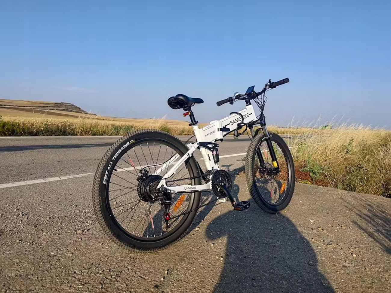 SAMEBIKE LO26-II Folding Electric Bike 48V 14AH 100HP MTB Hydraulic Frame size L