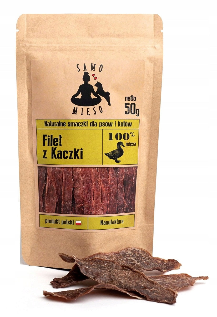 SAMO MIĘSO NATURAL DELICACIES 100% DUCK FILLET 50 g.