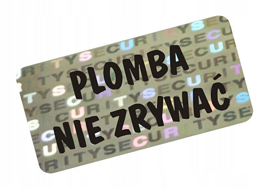 SAMPLES warranty seals, holograms, stickers Manufacturer code próbki