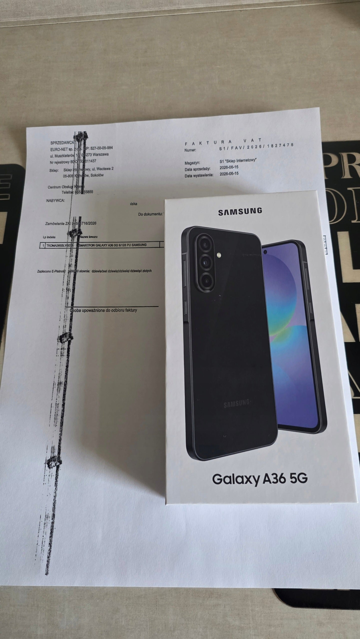 SAMSUNG A36 5G NEW UNUSED EURO-NET DIALECT.PROD.24M!WITHOUT LOCKS !SET