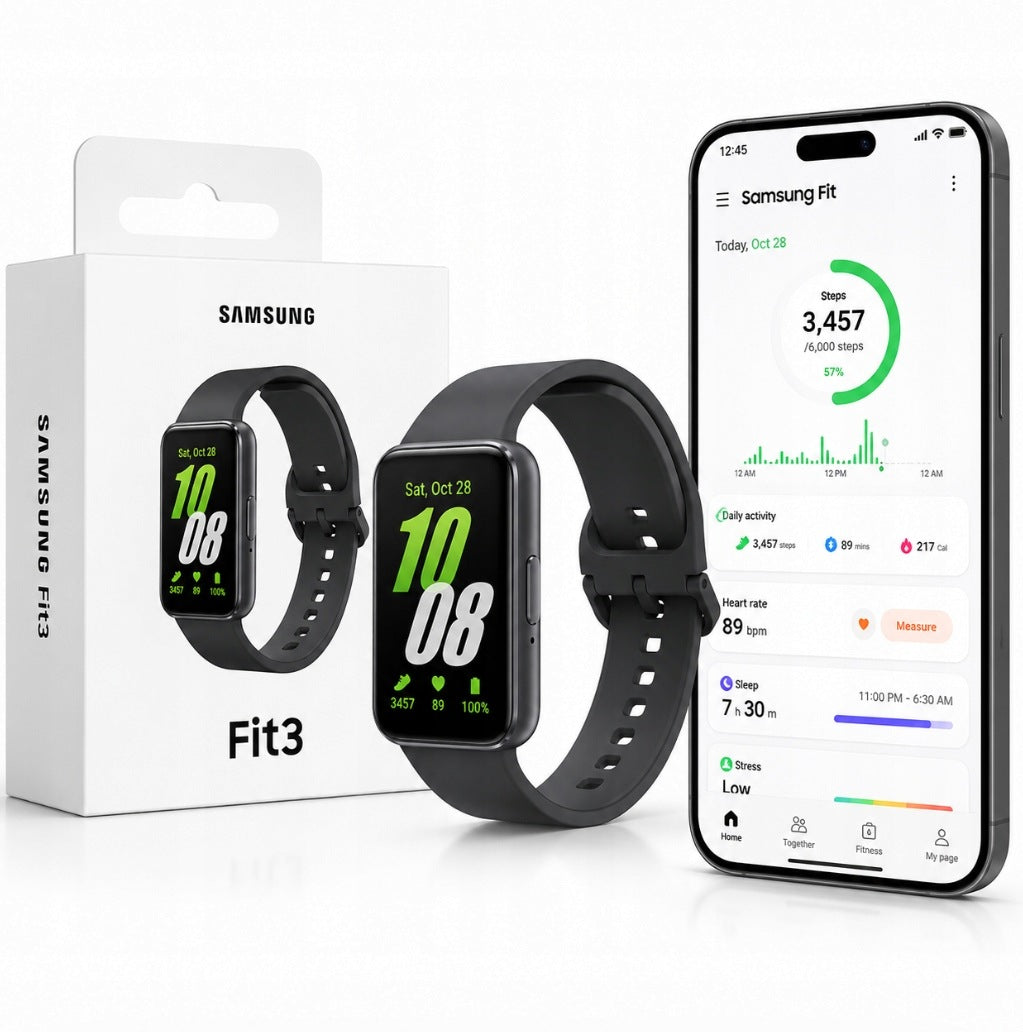 SAMSUNG FIT3 BLACK SMARTBAND AMOLED 100 SPORT MODES