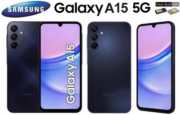 *SAMSUNG GALAXY A15 5G A156B/DSN 4/128GB PL DUAL SIM BLACK FV GDÓW*