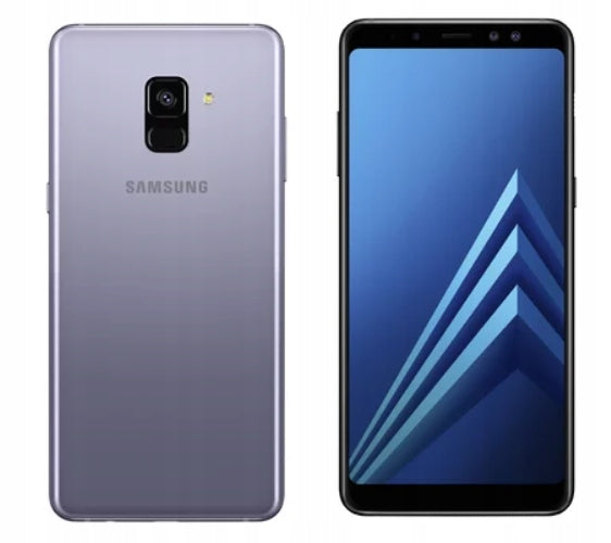 SAMSUNG GALAXY A8 2018 SM-A530 SILVER + CASE