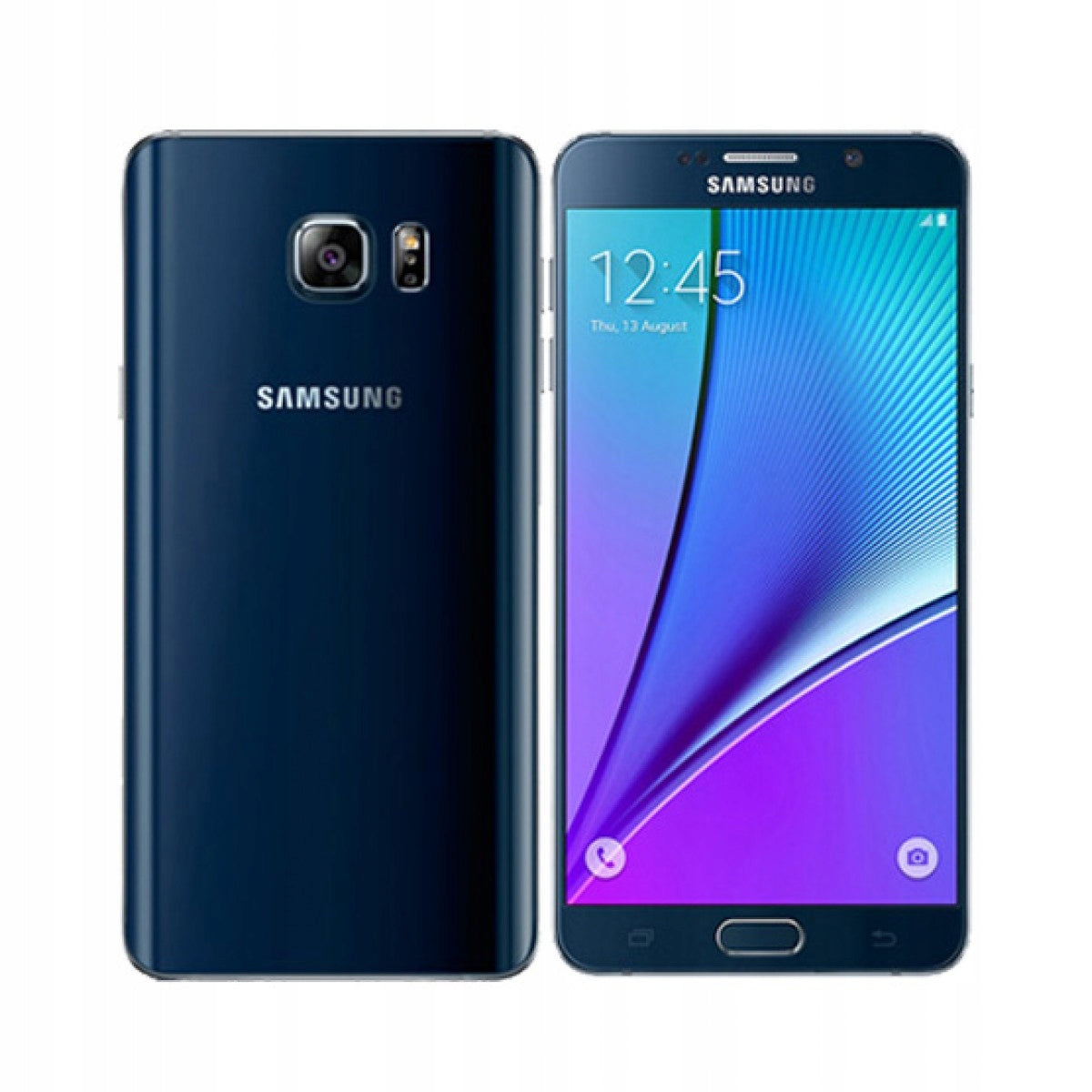 SAMSUNG GALAXY NOTE 5 N920C black Headphones included yes