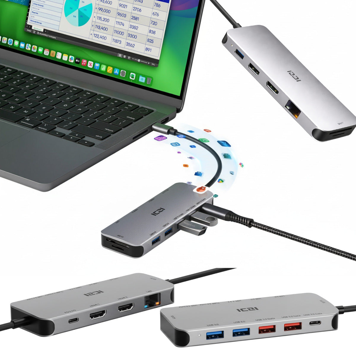 SAMSUNG LAPTOP DOCKING BASE STATION WITH CHARGING FUNCTION CHARGES USB-C