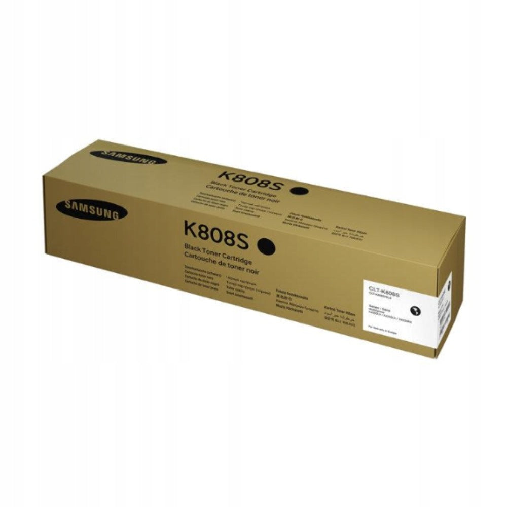 SAMSUNG ORIGINAL TONER CLT-K808S EFFICIENT 20 THOUSAND PAGES BLACK Manufacturer code SS600A