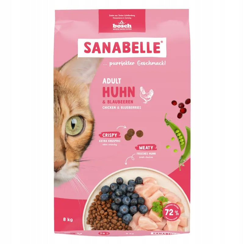 SANABELLE Adult Chicken 8kg – Fresh Meat Food for Adult Cats