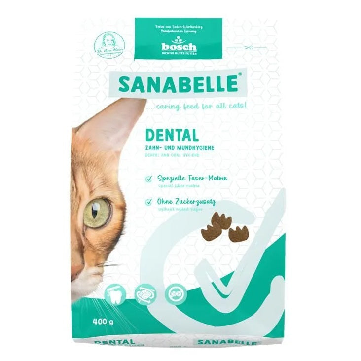 SANABELLE DENTAL COMPLETE DRY CAT FOOD FOR TEETH 400g