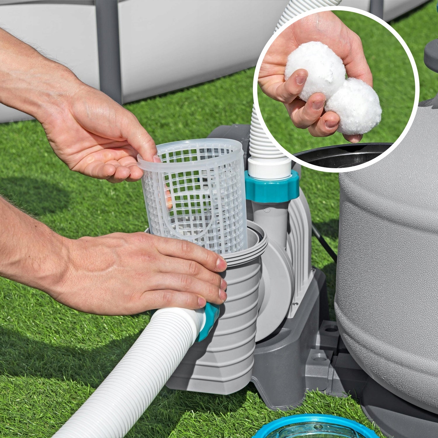 SAND POOL Filter PUMP Pool Filter 6056L/h BESTWAY 58497 Volume 1 l