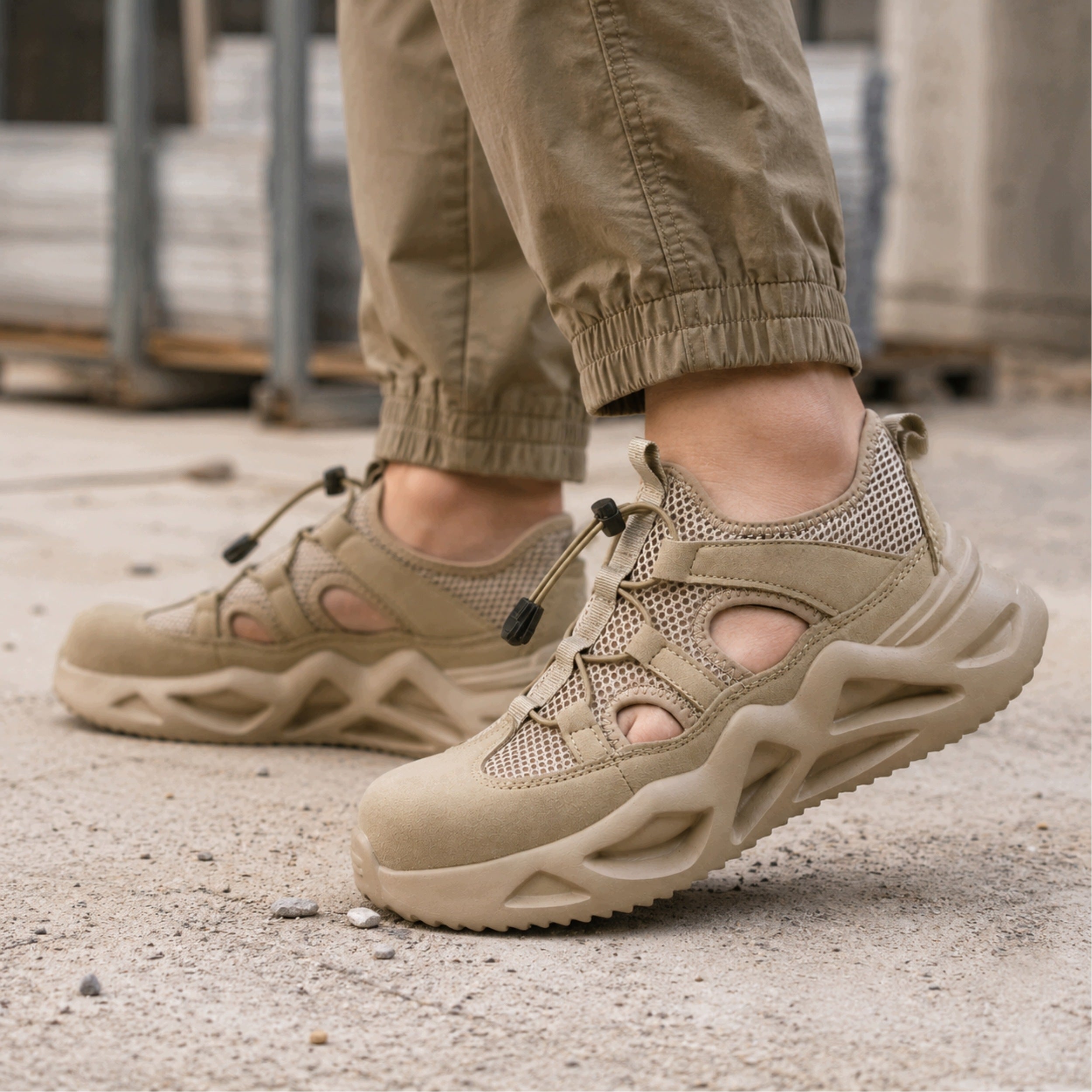 SANDALS WORK SHOES for Summer Breathable with Composite Toe Manufacturer code Buty robocze męskie damskie sandały BHP SB