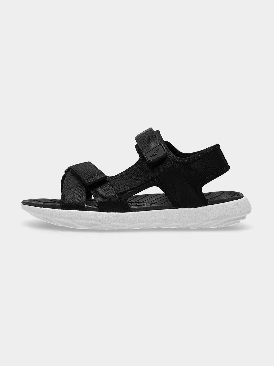 Sandalen für Mädchen 4F, schwarz 