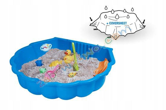 SANDBOX CLOSED FOR CHILDREN PLASTIC SHELL POOL COVER FOR BALCONY Kind plastic