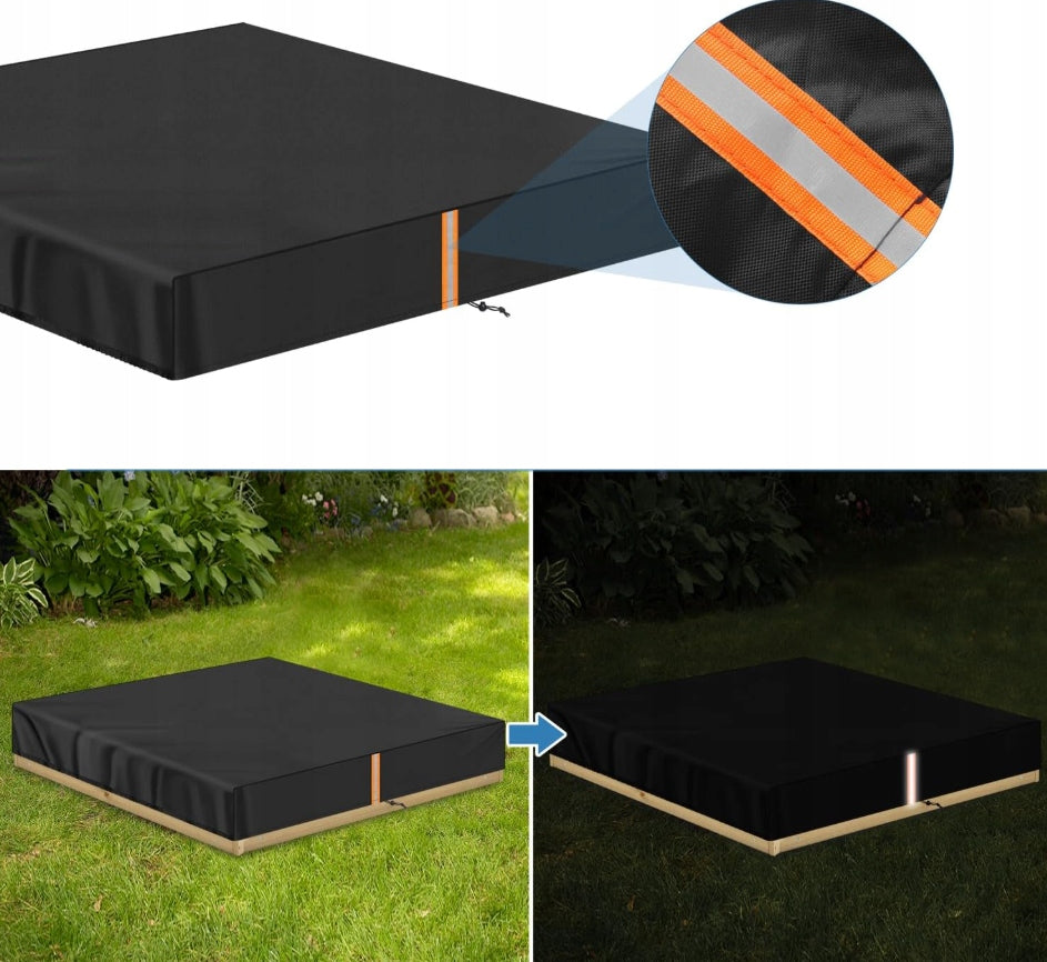 SANDBOX COVER 200x200 TARPAULIN COVER + BAG Manufacturer no brand