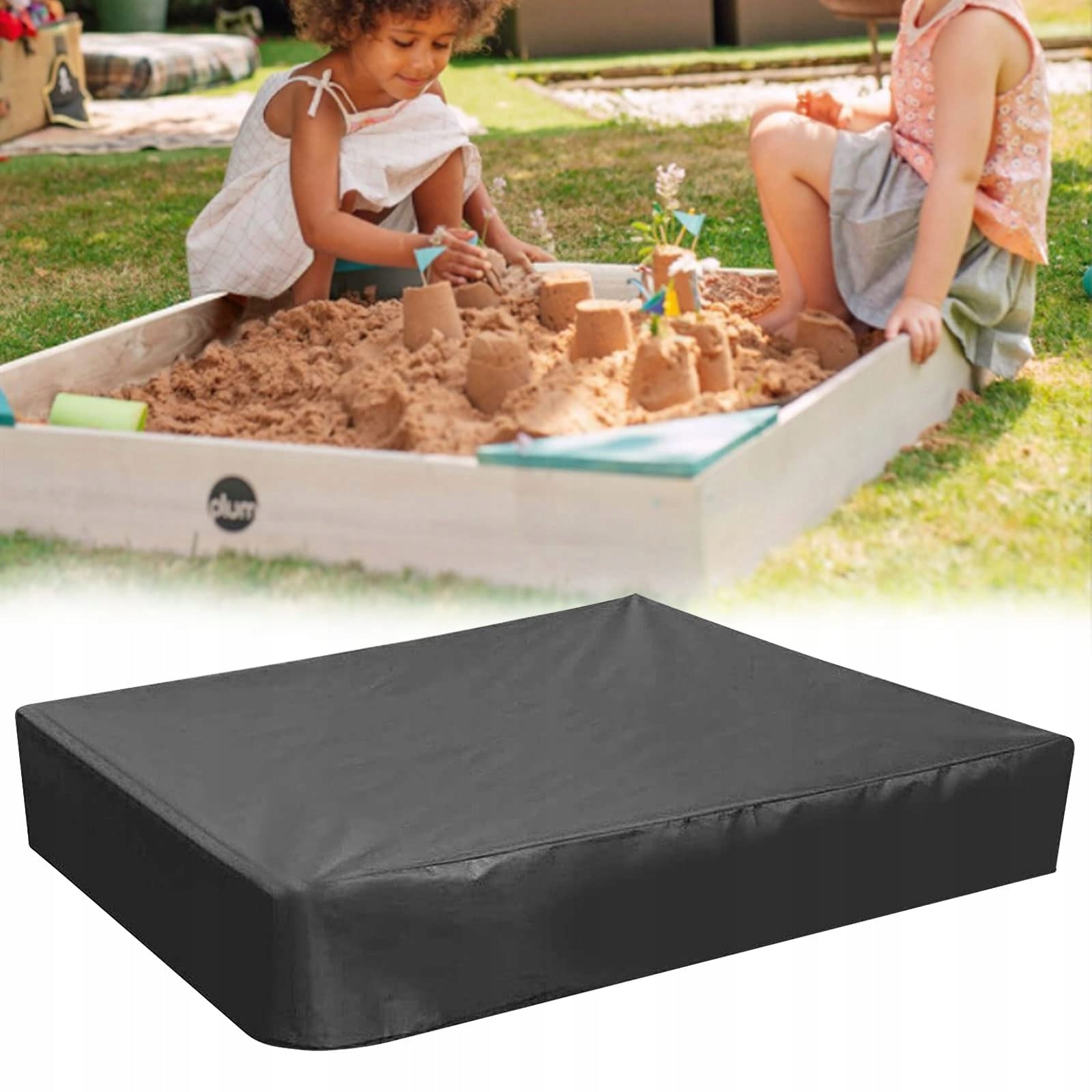 SANDBOX COVER TARPAULIN COVER 120X120x20 links YS7 Manufacturer code Pokrywa piaskownicy