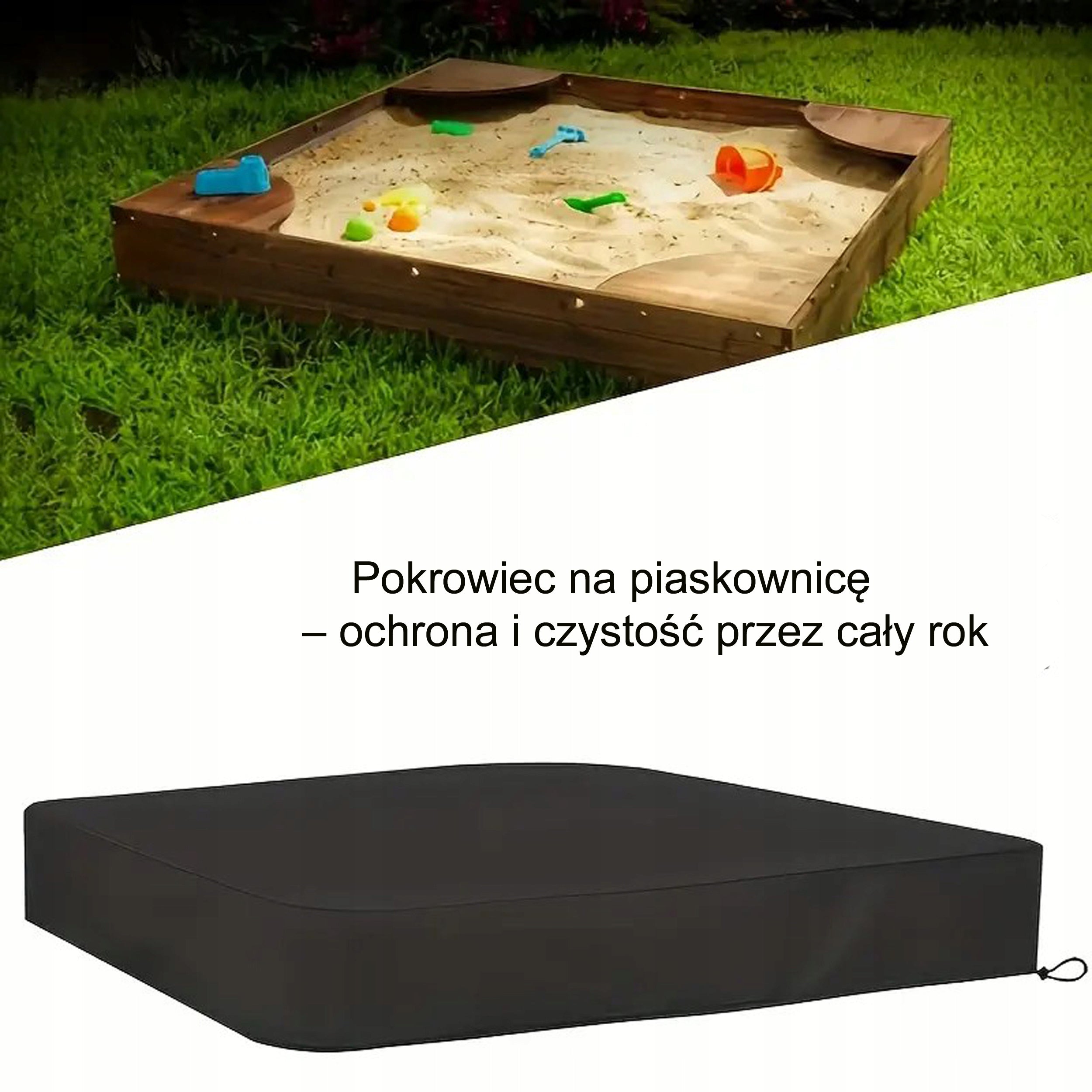 SANDBOX COVER TARPAULIN COVER FOR SANDBOXES 160X160 OXFORD Manufacturer code K2025