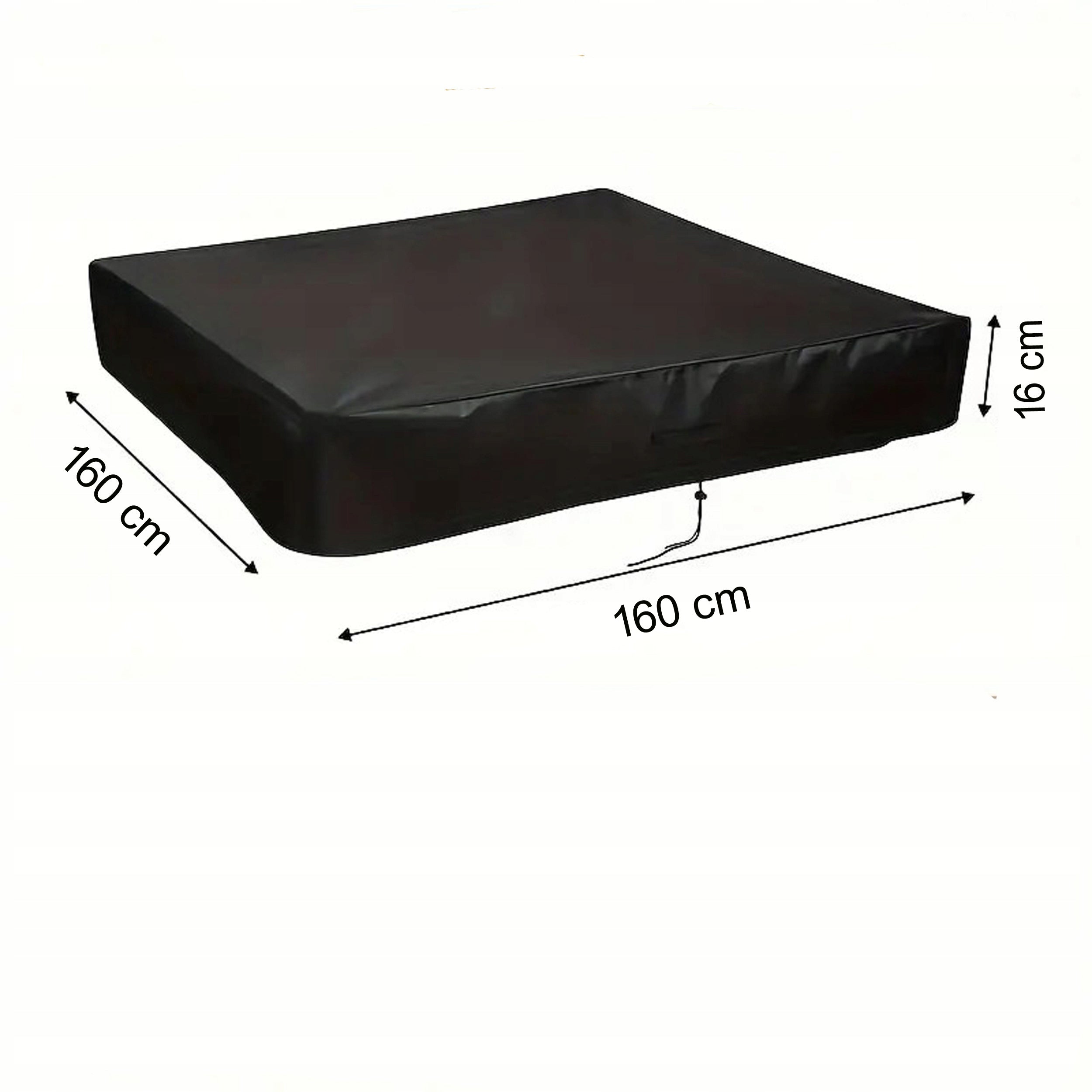 SANDBOX COVER TARPAULIN COVER FOR SANDBOXES 160X160 OXFORD