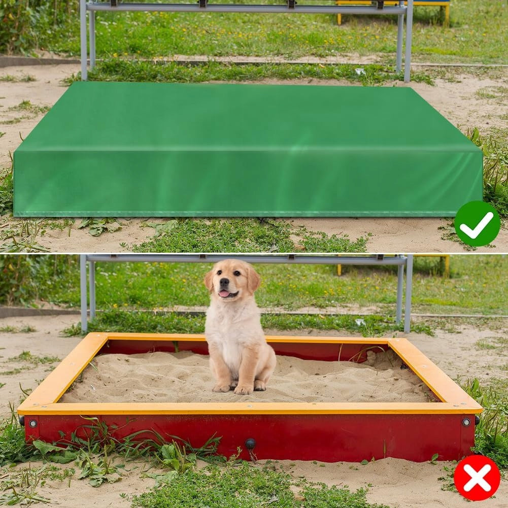 SANDBOX COVER WATERPROOF 120x120 PROTECTIVE TARPAULIN LARGE STRONG Manufacturer code POKROWIEC NA PIASKOWNICE WODOODPORNY 120x120