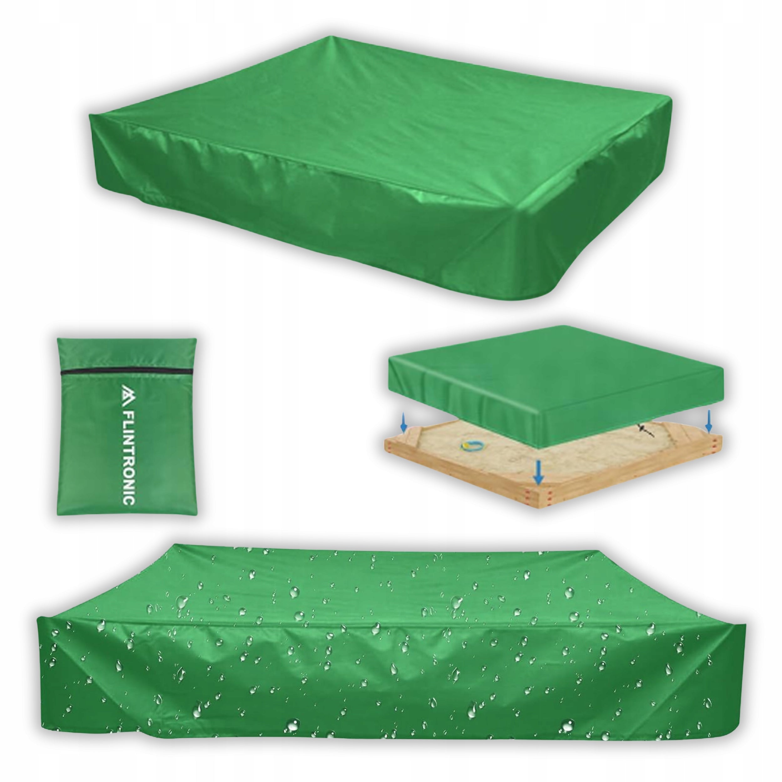 SANDBOX COVER WATERPROOF 120x120 PROTECTIVE TARPAULIN LARGE STRONG