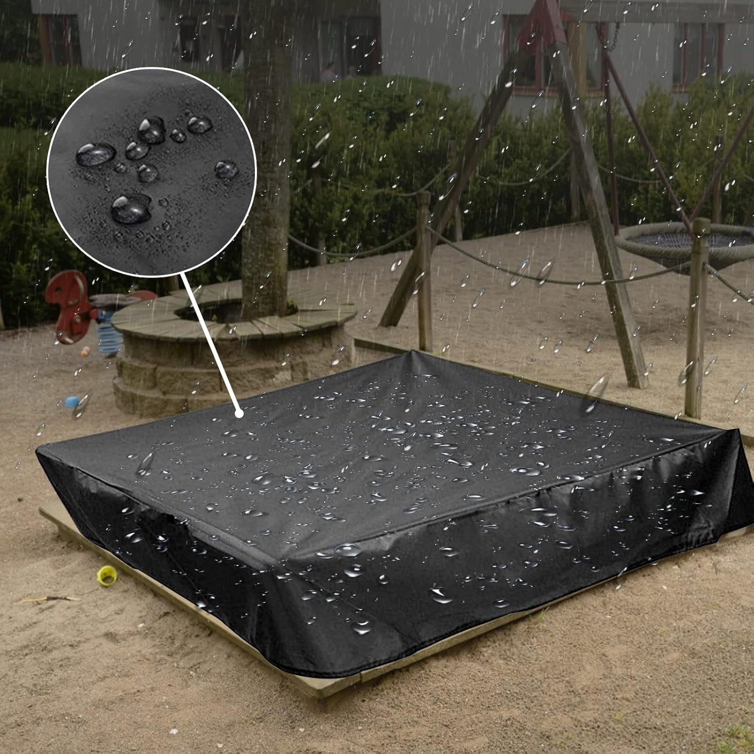 SANDBOX COVER WATERPROOF TARPAULIN COVER OXFORD FABRIC 120x120 Kind other
