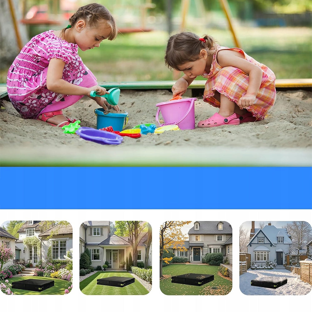 SANDBOX COVER waterproof cover 200X200X20CM Product height 20 cm