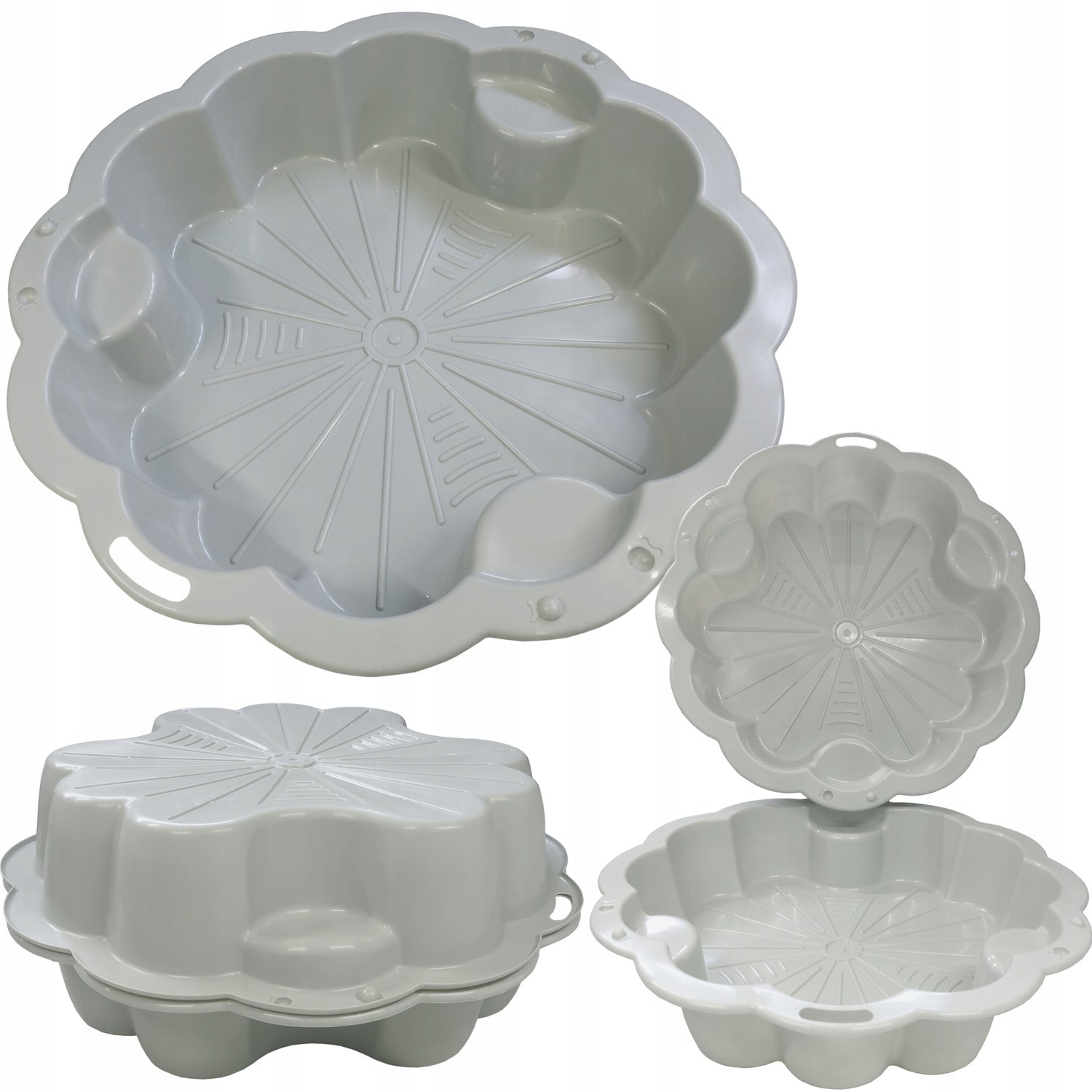 SANDBOX GREY DAISY LARGE XXL CLOSED 2IN1 SET OF 2 pieces 214CM Character/Title none
