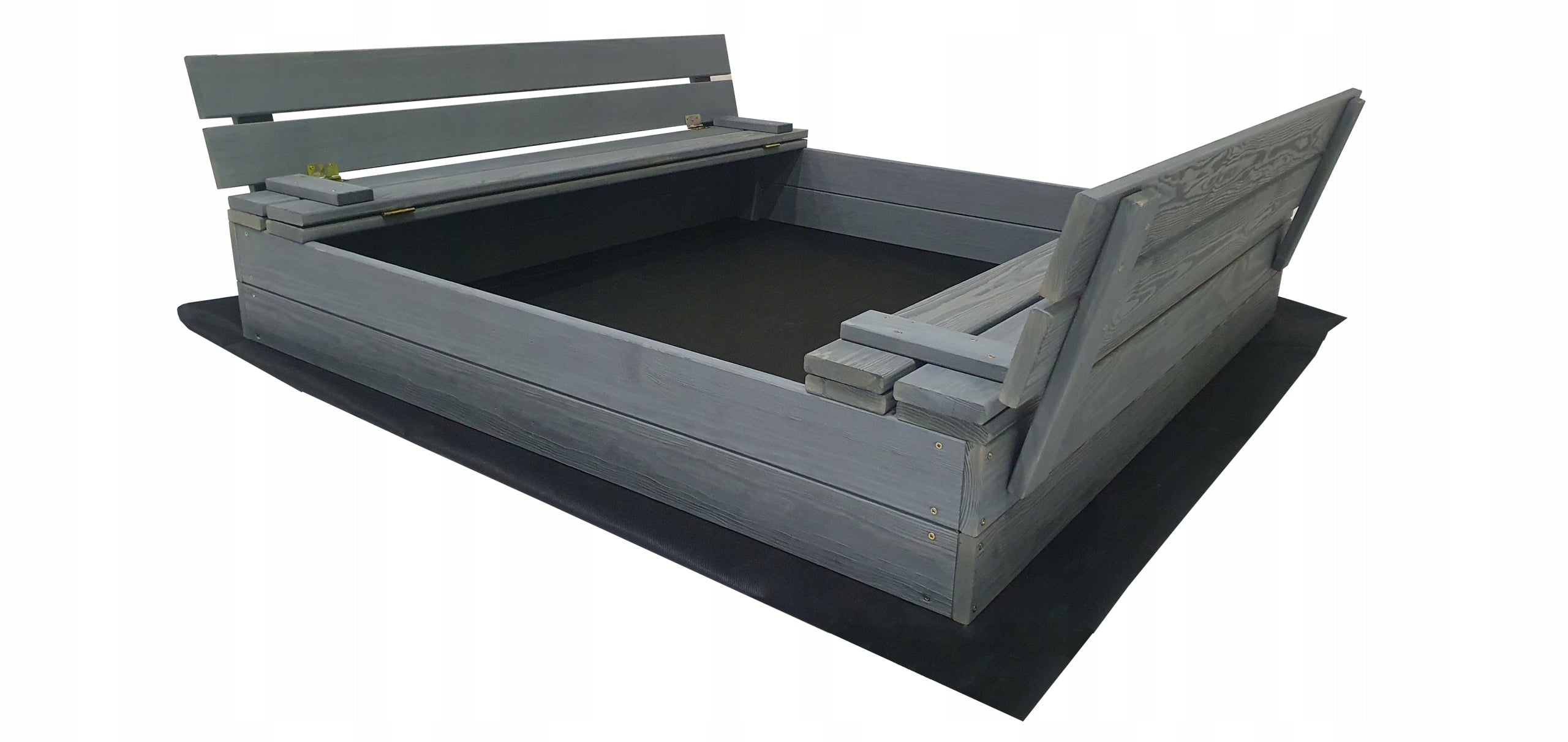 SANDBOX IMPREGNATED WOODEN WITH BENCHES CLOSED GREY 120 MANUFACTURER Kid's age 12＋ months