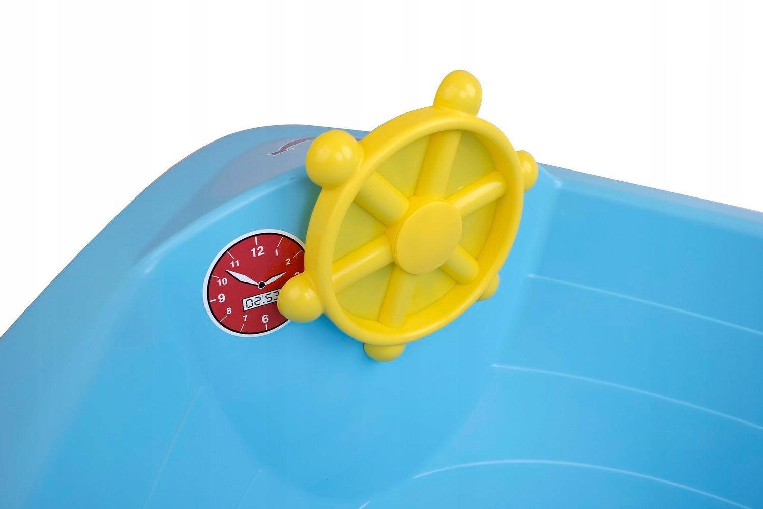 SANDBOX LARGE SWIMMING POOL BOAT WITH BENCH AND RUDDER STRONG 130 CM XXL PALPLAY Length 130 cm