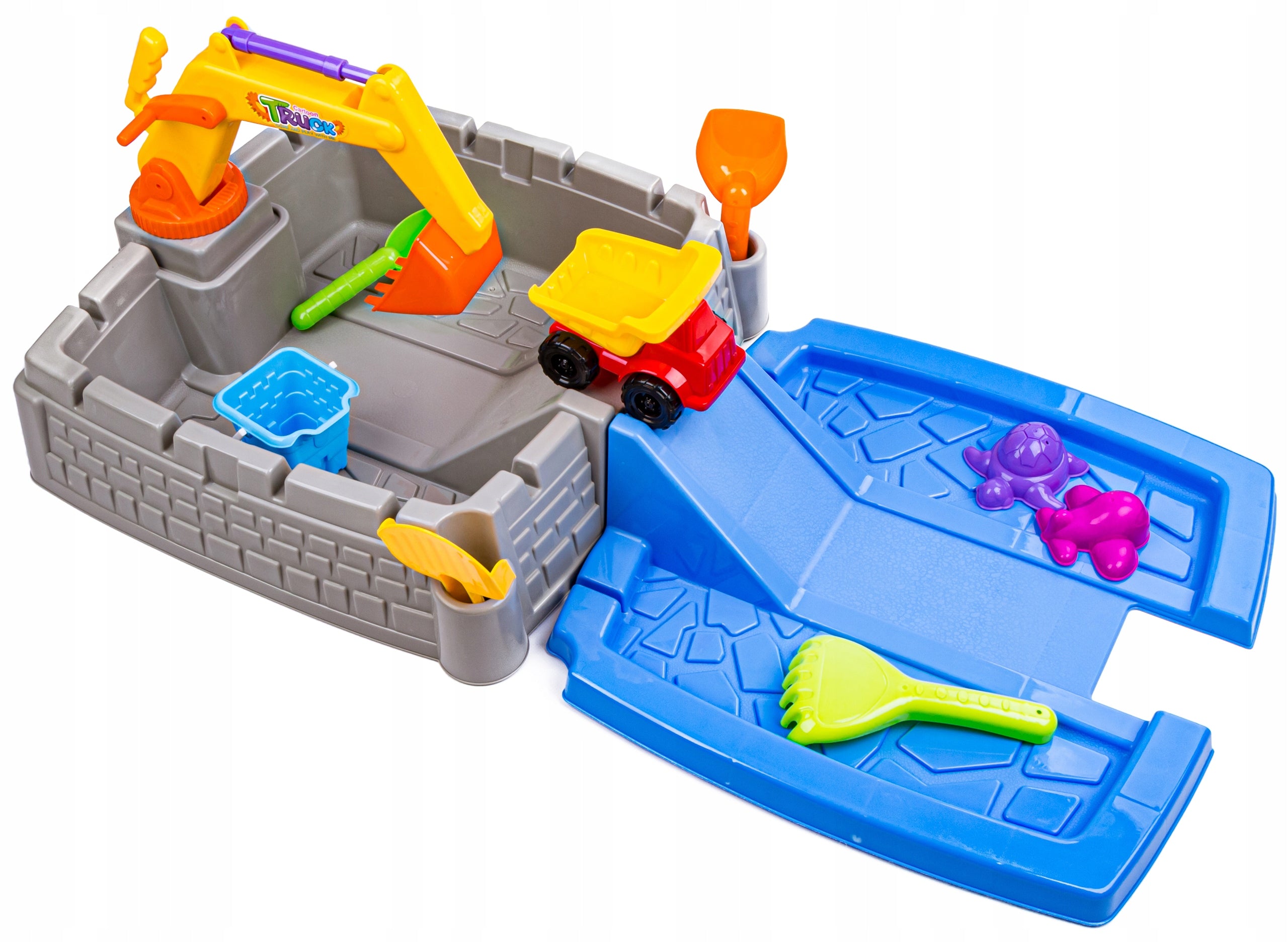 SANDBOX POOL Castle Slide Bucket Spatula Excavator Accessory Brand DK