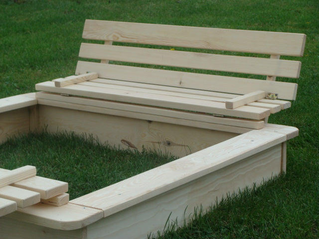 SANDBOX SANDBOXES PAINTED 120*120*23*165 AND SPECIES WITHOUT OXEN CAME OUT Kind wooden