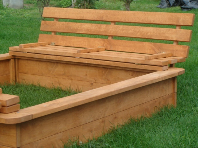SANDBOX SANDBOXES PAINTED 150*150*30,9*200 Length 150 cm