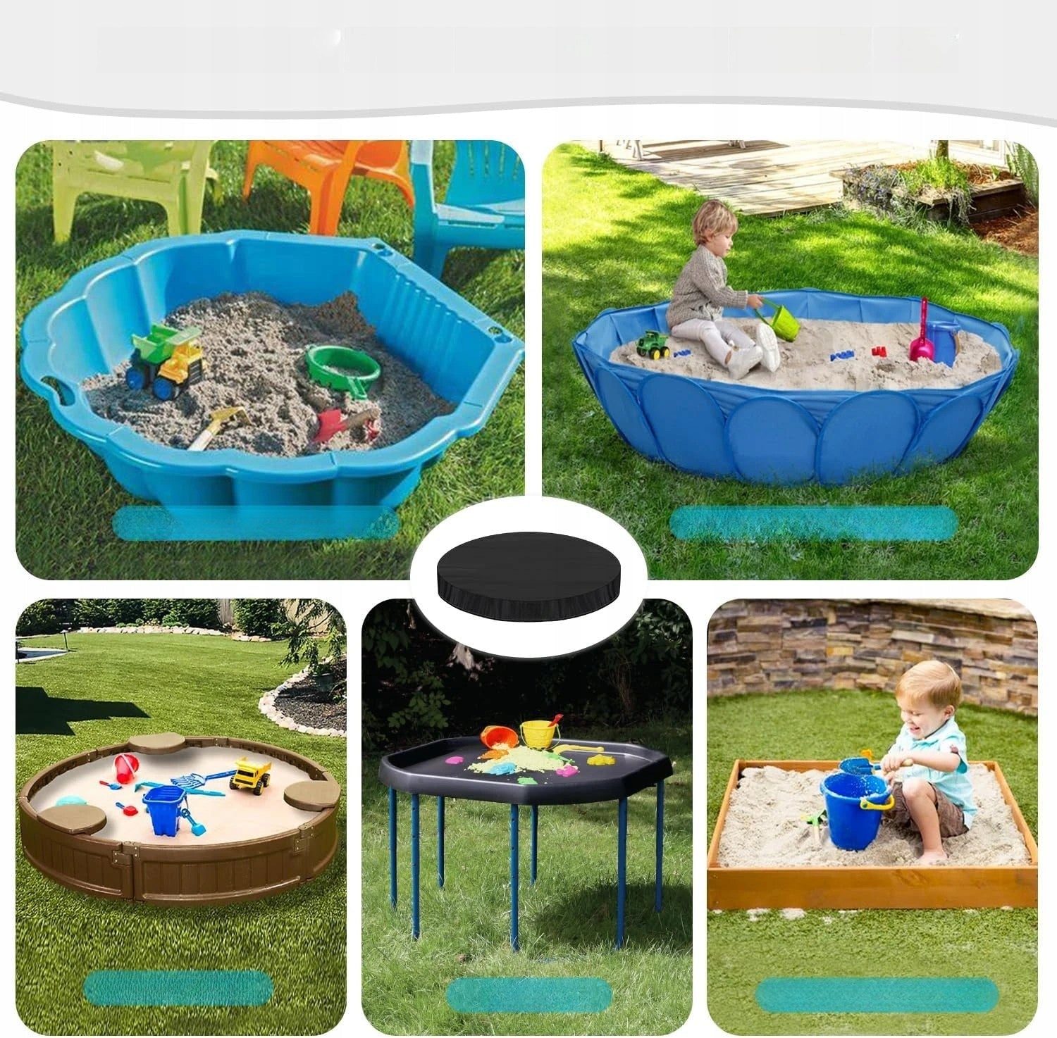 SANDBOX TARPAULIN COVER PROTECTIVE COVER WATERPROOF STRONG 100cm Length 100 cm