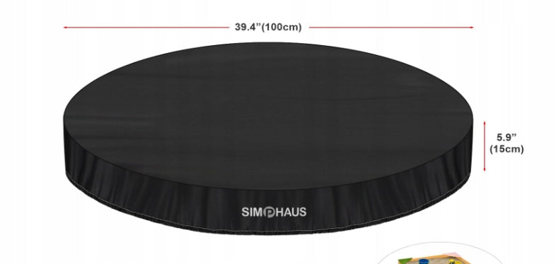 SANDBOX TARPAULIN COVER PROTECTIVE COVER WATERPROOF STRONG 100cm Packaging status original