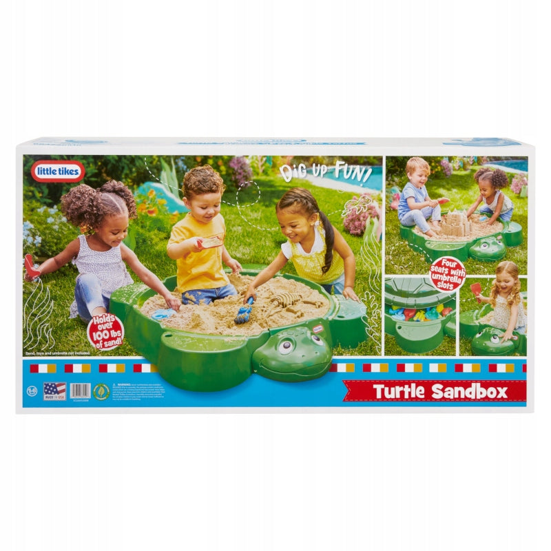 SANDBOX TURTLE WITH LID FOLDING LARGE GARDEN FOR GARDEN LITTLE TIKES Character/Title none