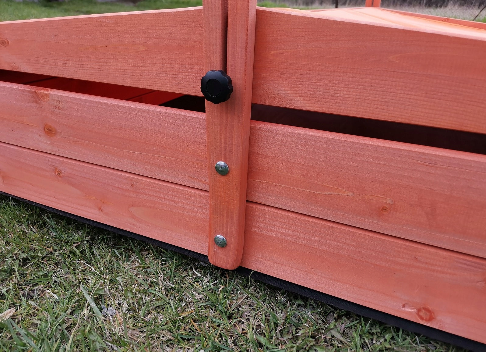 SANDBOX WITH A ROOF FOR CHILDREN, CLOSED, IMPREGNATED, WITH FREEBIE BENCHES Kind wooden