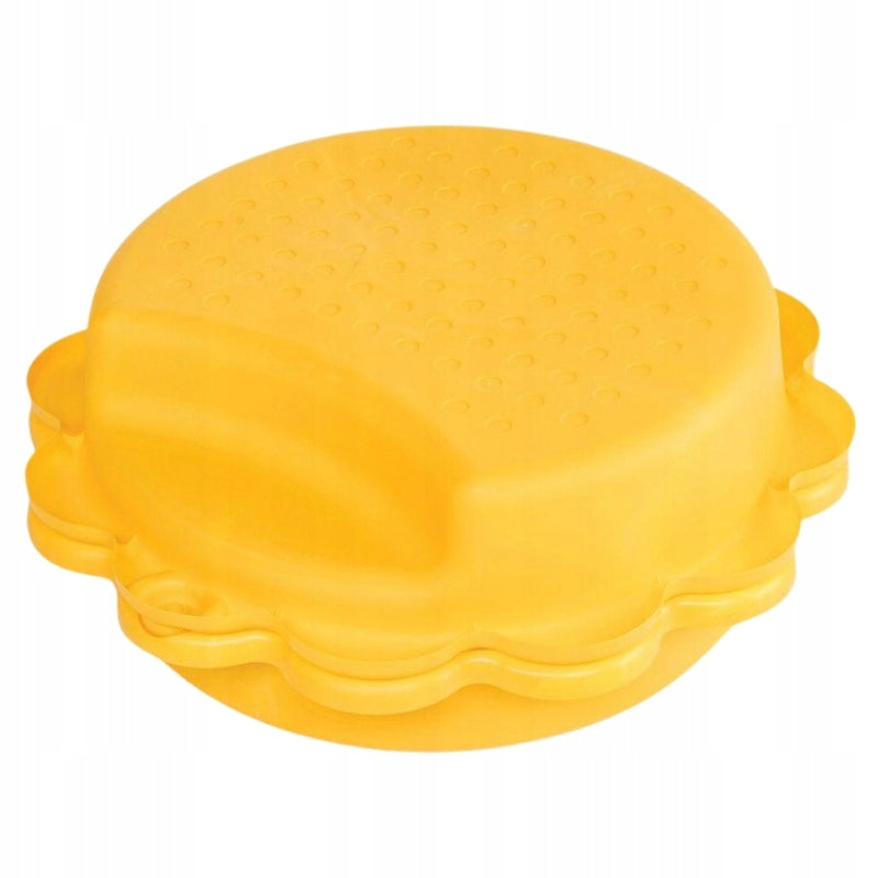 SANDBOX WITH GARDEN LID CLOSED LARGE SET 2in1 POOL SUNFLOWER Kid's age 18＋ months