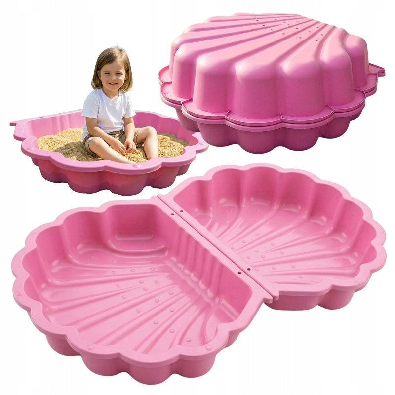 SANDBOX WITH GARDEN LID CLOSED LARGE SET 2in1 SWIMMING POOL SHELL