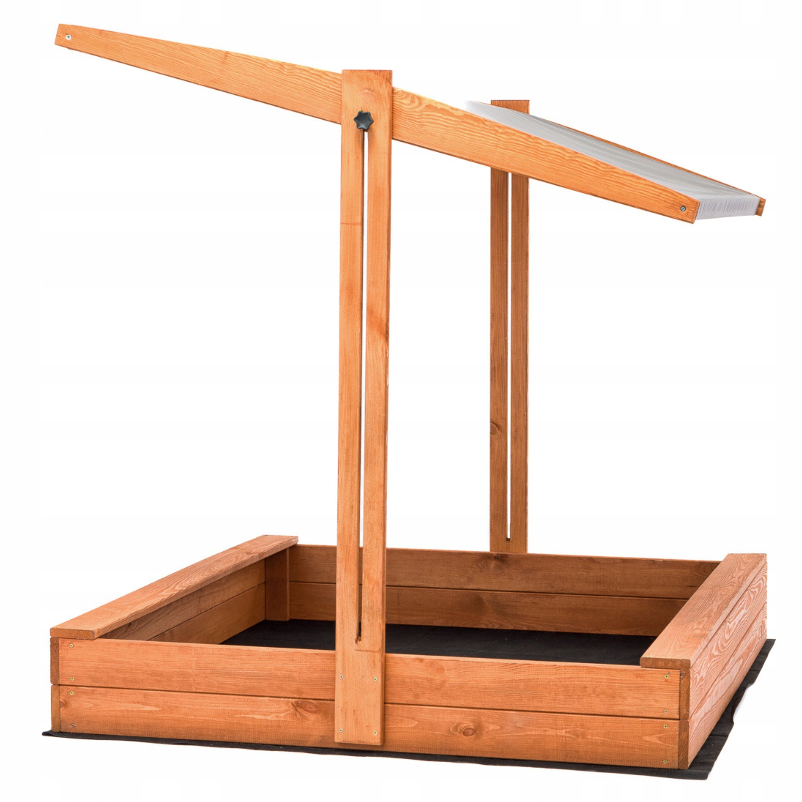 SANDBOX Wooden with Adjustable Canopy IMPREGNATED VARIOUS COLORS! Character/Title none