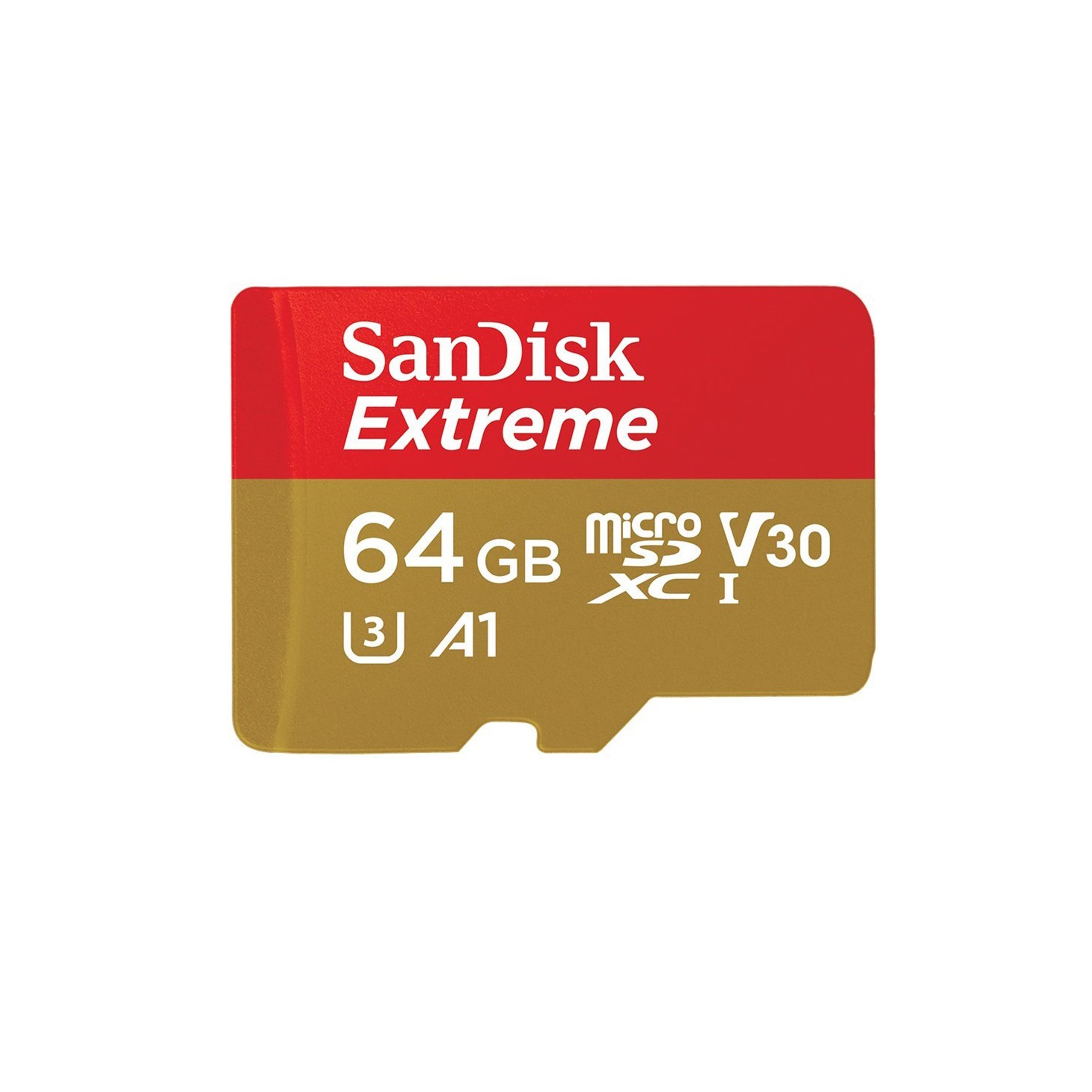 SANDISK 64GB Micro SD XC UHS-3 EXTREME 160MB/s V30 Card capacity 64 GB