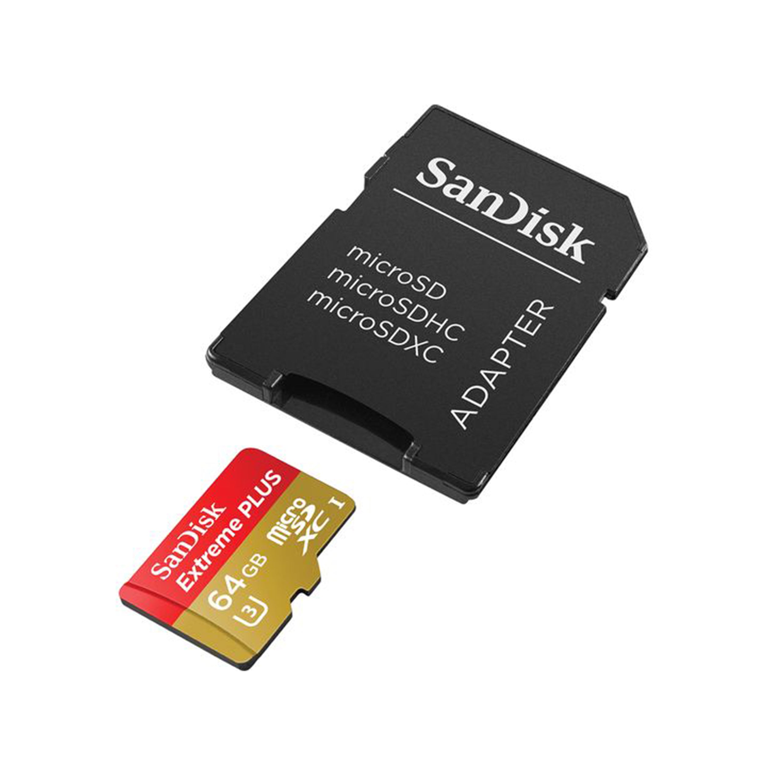 SANDISK 64GB Micro SD XC UHS-3 EXTREME 160MB/s V30 Card type SDXC