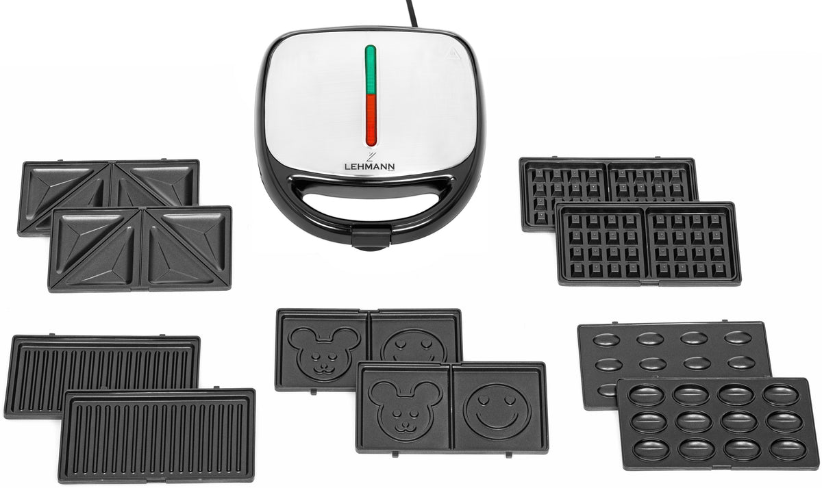 SANDWICH TOASTER LEHMANN 5IN1 SANDWICH TOASTER + 10 PADS Brand Lehmann