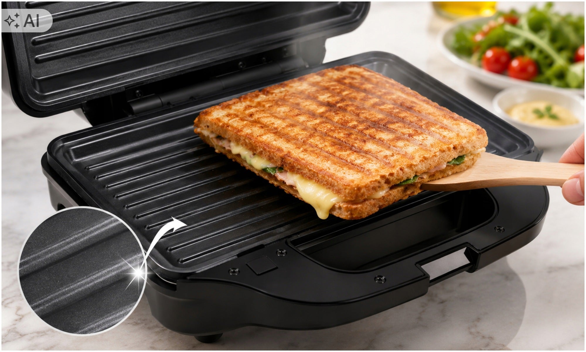 SANDWICH TOASTER WAFFLE MAKER GRILL 3IN1 TOASTER SANDWICH TOAST 1500W STRONG Manufacturer code OPIEKACZ DO KANAPEK GOFROWNICA