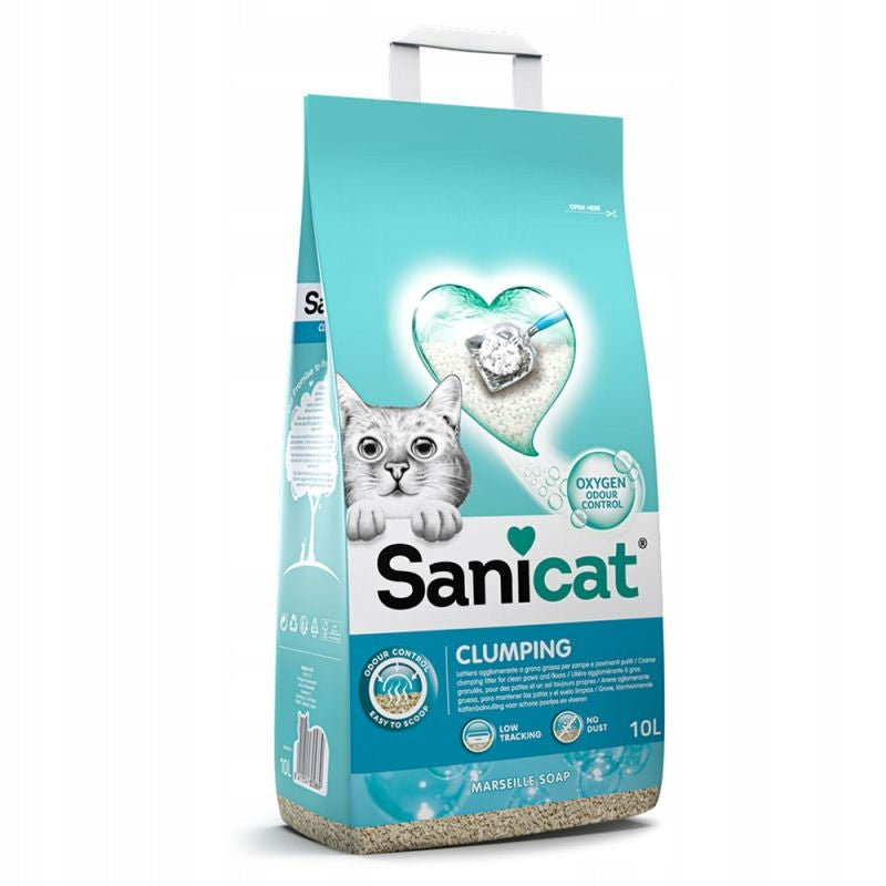 SANICAT Clumping 16 l litter Marseille soap