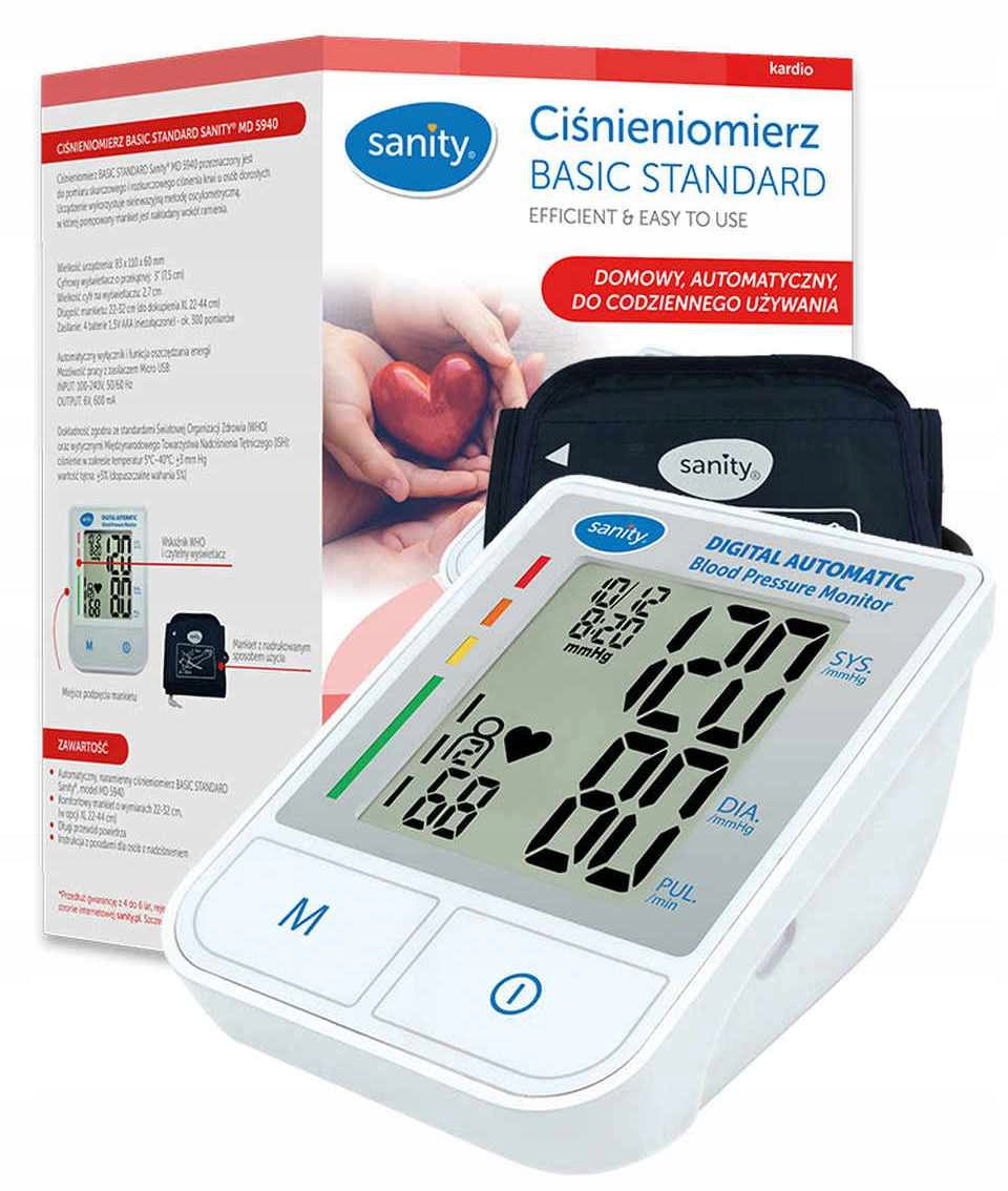 SANITY BASIC STANDARD MD 5940 BLOOD PRESSURE MONITOR