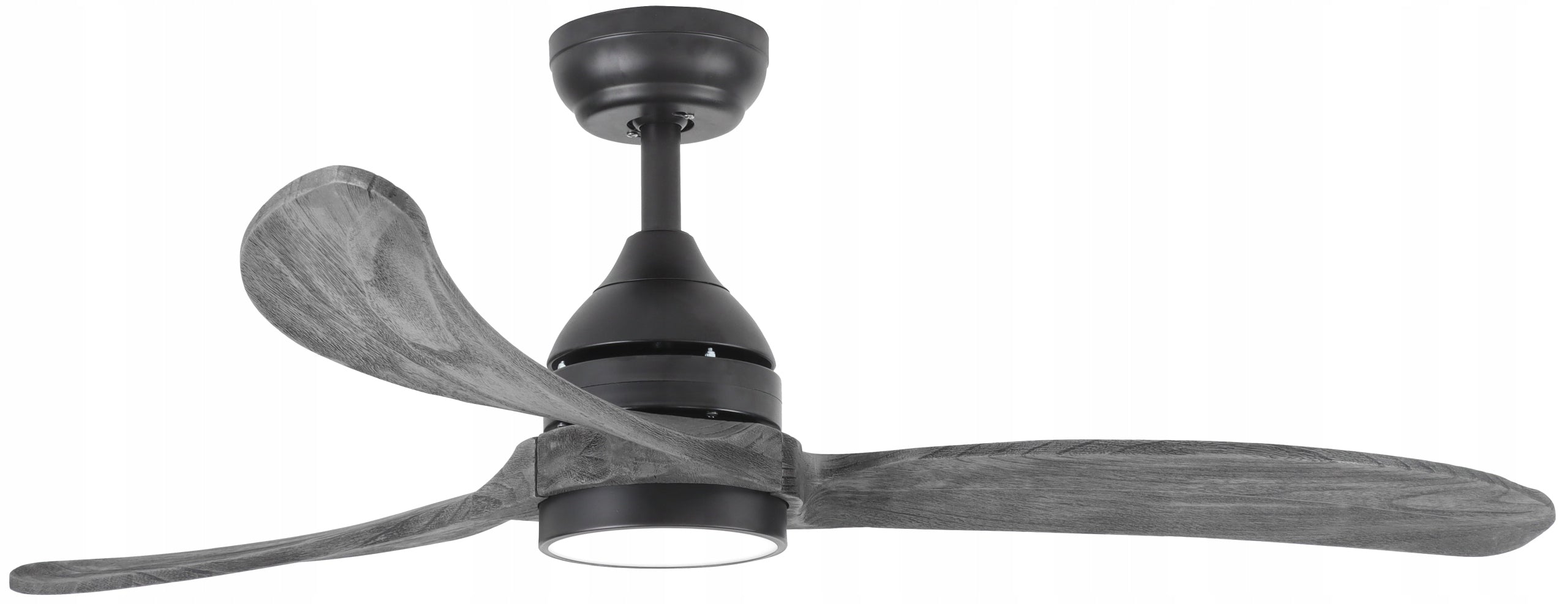 SANTANA DC LED Ceiling Fan Grey Wood - 132cm | Modern Lamp Packaging status original