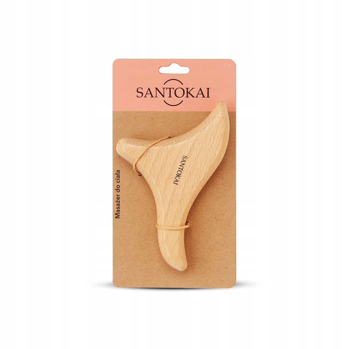 SANTOKAI Wooden Body Massager, Lymphatic and Spot Massage Packaging status original
