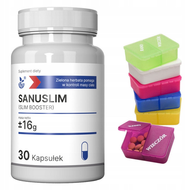 SANUSLIM Supports weight control Dietary supplement EIG 30 kaps. + FREEBIE