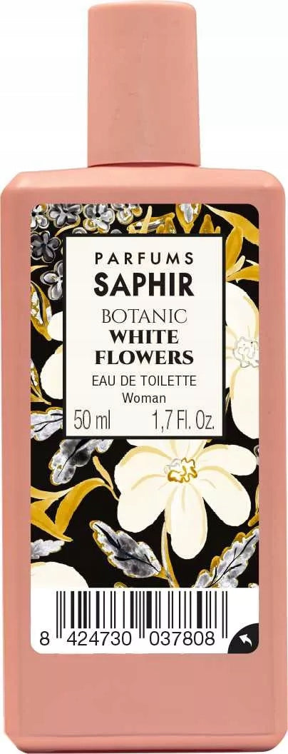 SAPHIR BOTANIC Eau de toilette WHITE FLOWERS, 50 ml